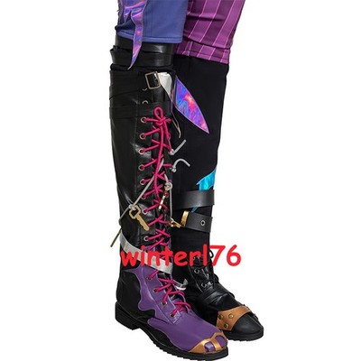 LOL League of Legends Arcane 2 Jinx Cosplay Costume Outfit Fancy Dress Set Boots