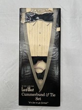Lord West Cummerbund Tie Set, Great Condition
