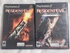 Resident Evil Outbreak and Resident Evil Outbreak File #2 CIB PlayStation 2