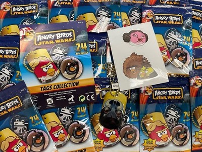 12 Each Star Wars Angry Birds Dog Tags Fun Packs