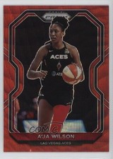 2021 Panini Prizm WNBA Ruby Wave Prizm A'ja Wilson #13 09if