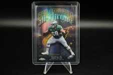 Jordan Mailata 2025 Topps Chrome All Chrome Yellow Refractor /275 #ACT-12