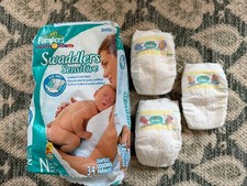 Vintage 2007 Pampers Swaddlers Newborn Diapers 19 Ct Open Pack Sesame Street