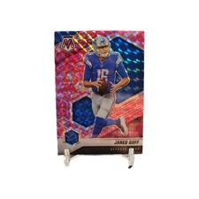 2021 Mosaic Jared Goff Pink Camo Prizm #72 Detroit Lions NFL 