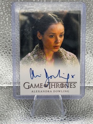 Game of Thrones Alexandra Dowling Roslin Frey Autograph Auto