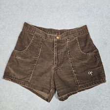 Vintage OP Ocean Pacific Shorts Men s 70 80s corduroy Brown front pockets