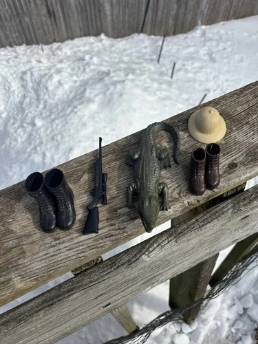 1969 Vintage G.I. Joe Mouth Of Doom Accessories Good Condition!