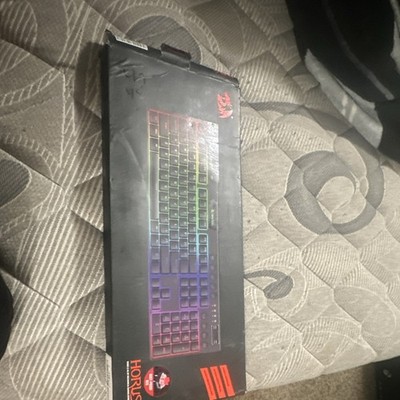 Redragon K618 Horus Mechanical Wireless RGB Keyboard, Programmable, Black