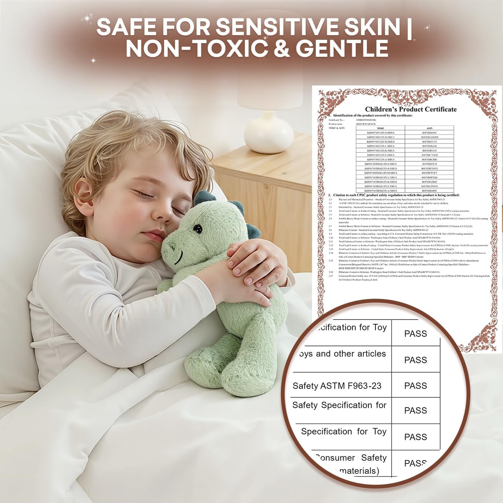 Initial Backpack for Boys 2-4, Dinosaur Backpack Toys for Boys, Birthday Gift...