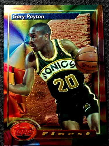 Gary Payton 1993-94 Topps NBA Finest #140 Seattle SuperSonics