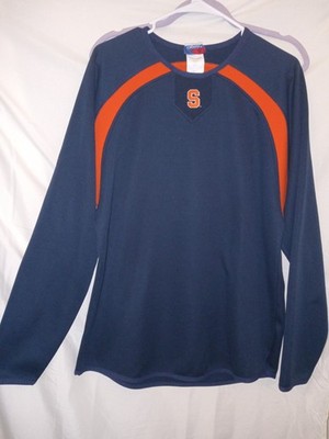 Syracuse Univ. SU Long Sleeve Mens Shirt Sz M From Majestic Sportwear