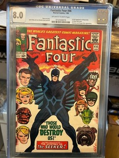 FANTASTIC FOUR #46 CGC 8.0 1966 BULLONE NERO GLI INUMANI