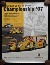 Porsche 2007 American Le Mans Series Alms Champion Lmp2 Poster Bernhard Dumas