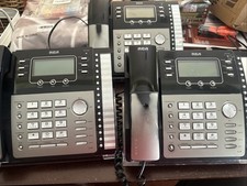 RCA VISYS 25424RE1 Corded Business Phone 4 Line Expandable Black  Lot 3