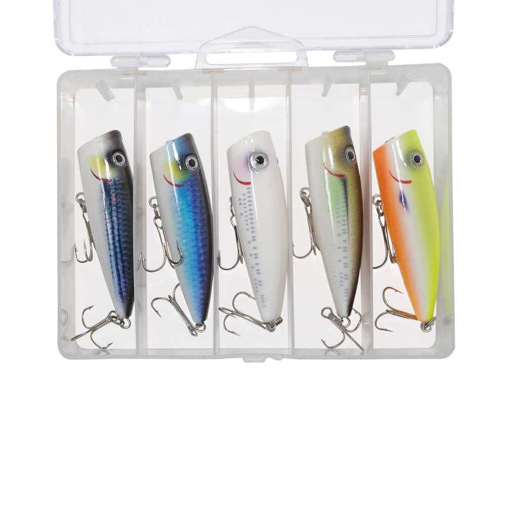 Axia Hard Lures Popper 70mm 10.2g Floating / Fishing Lure Set