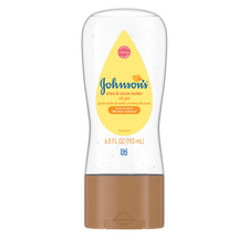 Johnson's Baby Oil Gel 6.5 Fl Oz Shea Cocoa Butter Moisturizing for Baby Skin