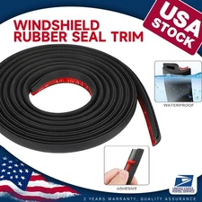 For Lincoln Models Car Windshield Weather Seal Rubber Trim Molding Cover 10 Feet