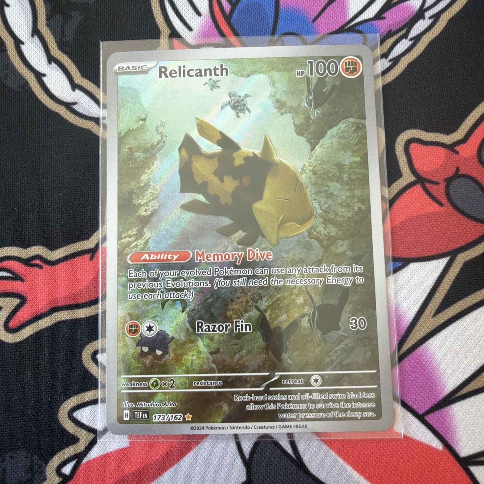 Relicanth 173/162 Sv05: Temporal Forces Pokémon NM