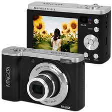 Minolta 56MP Dual Lens Digital Camera 5X Optical Zoom 5K Ultra HD Video CMOS