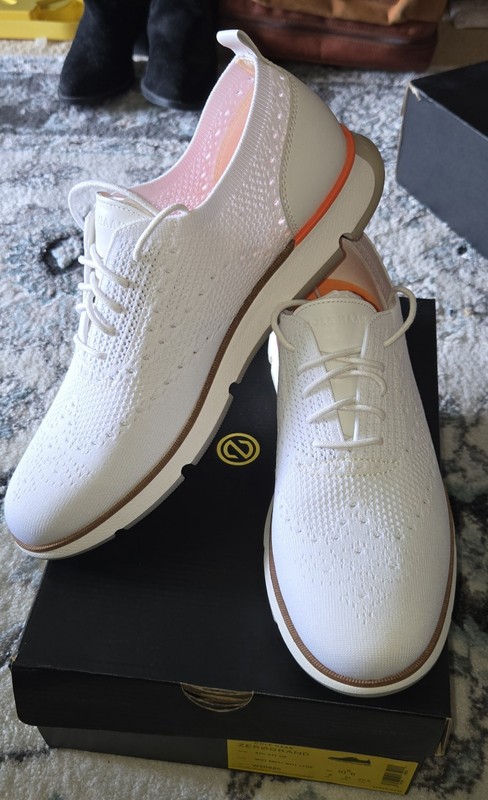 Cole Haan Women's White 4zg Stl Ox  Size 10.5