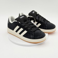 Adidas Grand Court 00s Size 3 Kids Black/White JH6178, NEW