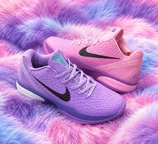 Kobe 6 "COTTON CANDY" Purple Pink CW2190-150 Women's Size US 5.5-11