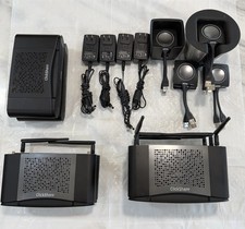 Lot of 7 Barco ClickShare CSE  200 and CSE-100 w/ 10 Buttons and 4 Power Adapters