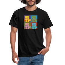 Bernd Das Brot Pop-Art Buntes Design Männer T-Shirt