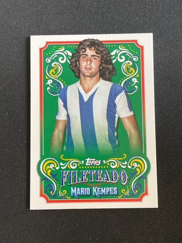 Carte à Collectionner Mario Kempes Argentina Topps AFA 2024 - Autographe - Numérotée /250 - Near Mint