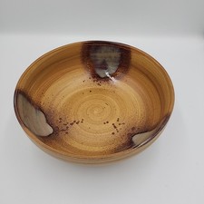 Sango Splash 4951 Serving Large 9" Bowl Brown Ceramic 