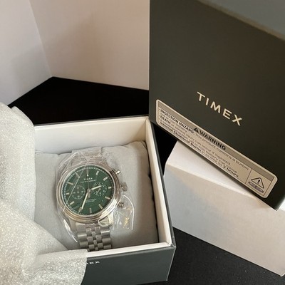 TIMEX Waterbury Metropolitan Chronograph Watch 41mm Bracelet TW2Y23600