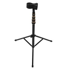 Adjustable Height Floor Standing Blow Dryer Holder with Hands-Free Clip -