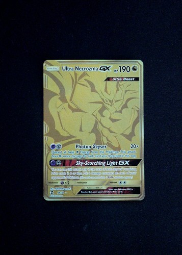 Ultra Necrozma GX (Secret) Pokemon Dragon Majesty DRM #78/70 Holo