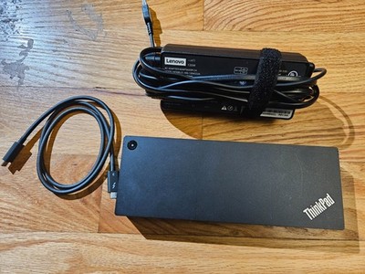 Lenovo ThinkPad Thunderbolt 3 Workstation USB Dock w 135w AC & USB C 40AN DK1841