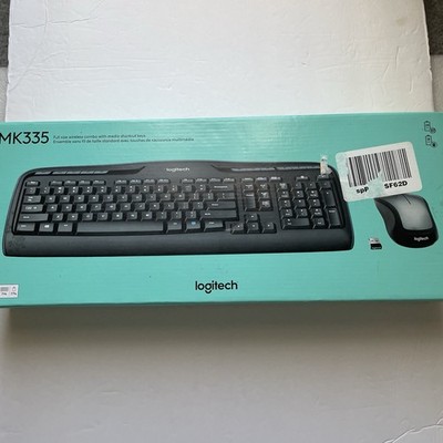 Logitech MK335 Wireless Keyboard and Mouse Set - Black