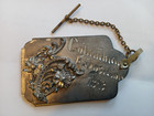 1893 World's Fair Suvenier Metal Floral Dance Card Pad Victorian — photo 1