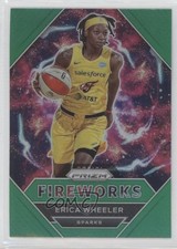 2021 Panini Prizm WNBA Fireworks Green Prizm Erica Wheeler #15 4pn