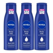 Nivea 5-in-1 Nourishing Lotion - Body Milk Complete Care, 6.76oz Pack of 3