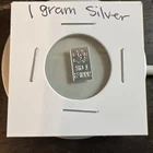1 Gram .999 Fine Silver Bar
