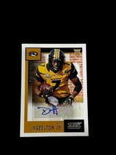 2021 Panini Chronicles Draft Picks Damon Hazelton Jr Auto RC Missouri Tigers 