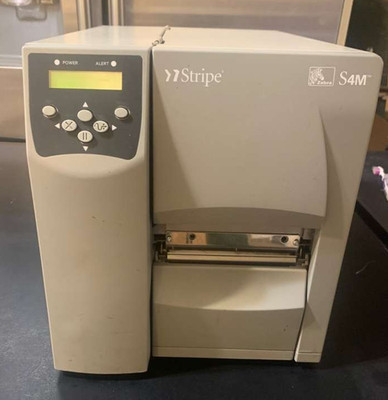 Zebra S4M Industrial Barcode Label Printer Stripe Point of Sale Shipping Printer