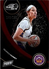 2025 Panini WNBA Player of the Day #26 Dearica Hamby /199 Orange Foil LA Sparks