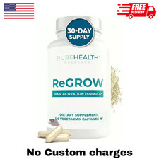 ReGrow Hair Growth Vitamins with Biotin, Hair Supplement by PureHealth Research