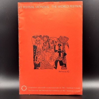 Expo 67 Montreal The World Festival India Dance Music Program Souvenir 1967