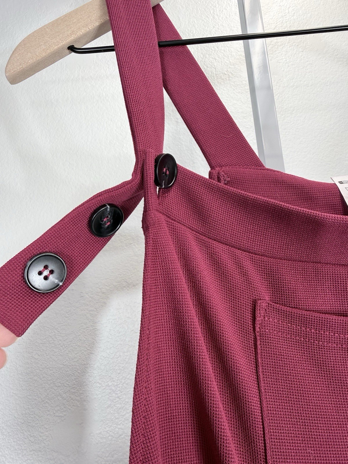 Halara Adjustable Strap Waffle Overall Jumpsuit S… - image 4