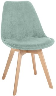 #R152556/2408 Stuhl Linares Cord türkis Küchenstuhl Lehnstuhl Esszimmerstuhl