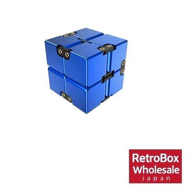 Infinity Cube 3D Puzzle Fidget Toy Blau Tragbar