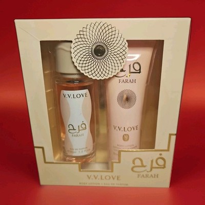 V.V. LOVE Farah Fragrance Gift Set - Eau De Parfum (30ml) & Body Lotion (50ml