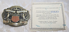 US CONSTITUTION Commemorative 200th ANNIVERSARY 1787-1987 Belt BUCKLE Limited Ed