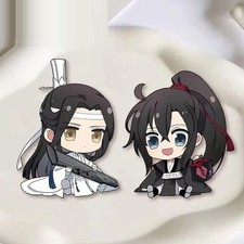 Grandmaster of Demonic Cultivation Lan Wangji Wei wuxian 2PCS Badge Pin Brooch